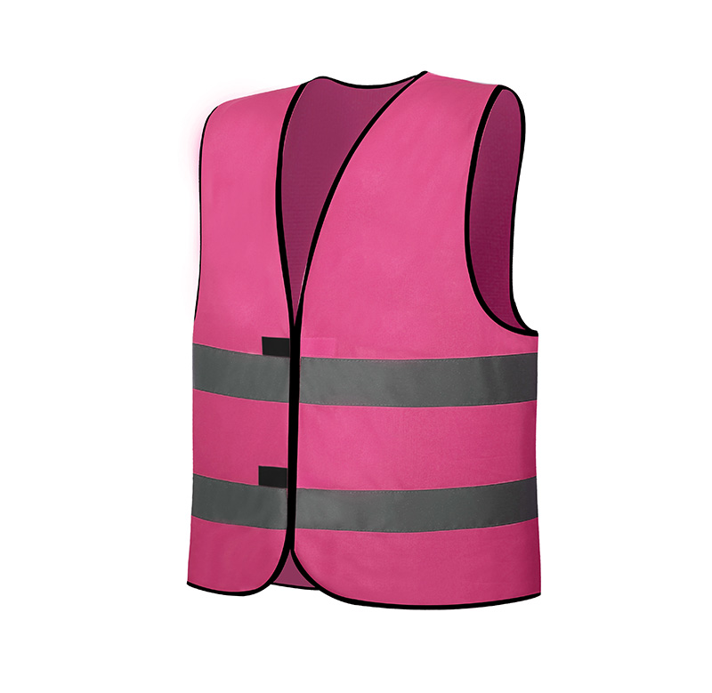 customized reflective fluorescent blue safety vest