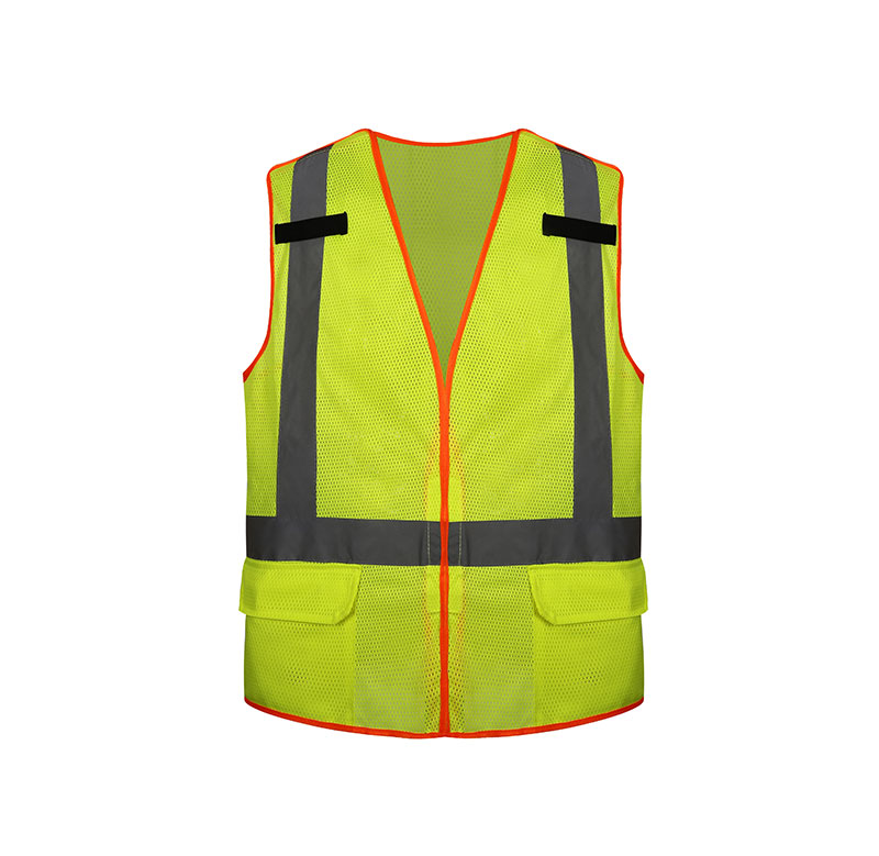 Hi Vis Yellow Constructive chile safety vest(Y0210 HI-VIZ mesh safety vest)