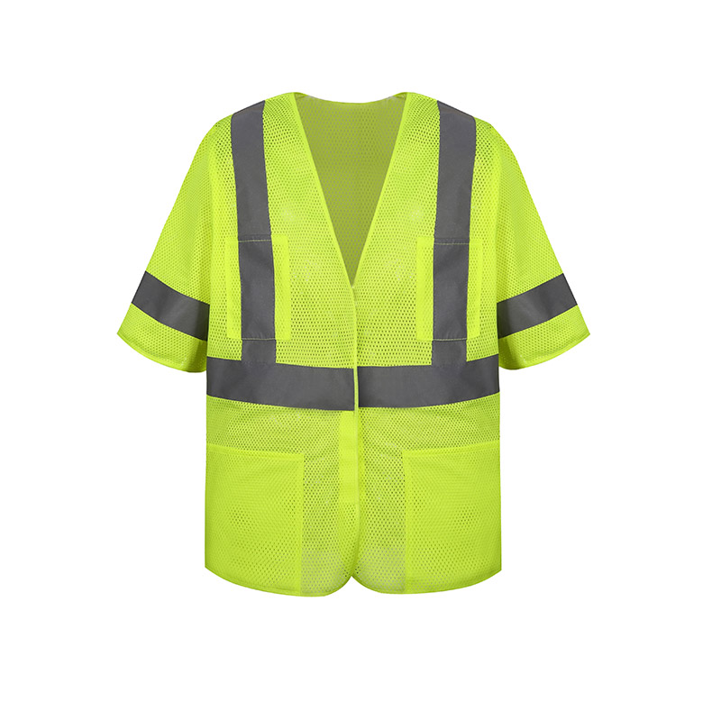 High Visibility class 3 mesh Safety Vest with 4 pockets