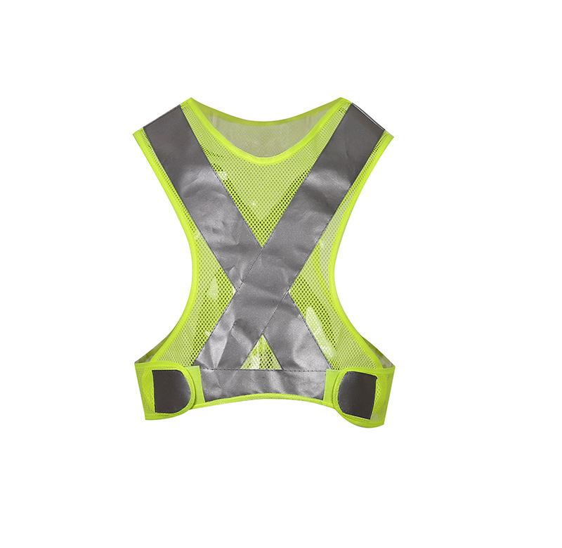 Hi-vis cycling mesh safety sports vest